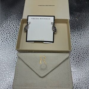 Freida Rothman Sterling Silver 925 Designer Earrings